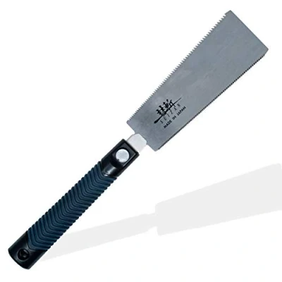 Image of SUIZAN Japanese Ryoba Pull Saw 7 Inch Double Edge Hand for Woodworking