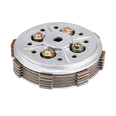 Image of Qiilu Motorcycle Clutch Disc Pressure Plate Assembly for Yamaha YBR125 YBR 125