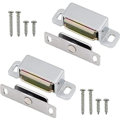 Image of Merriway BH07668 Magnetic Catch Steel Nickel Plated 6 Kg, Silver