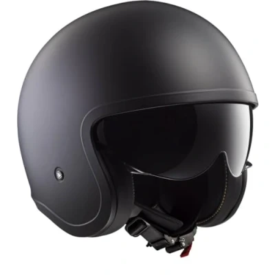 Image of LS2 Motorcycle Helmets Spitfire Matt, Black, Size XS