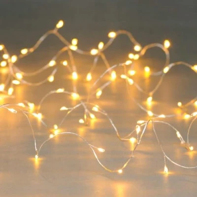 Image of Festive Productions 2m Multifunction Battery Cluster Fairy Lights 40 Warm White LEDs