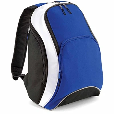 Image of BagBase Teamwear Backpack One Size French Navy/Bright Royal/White