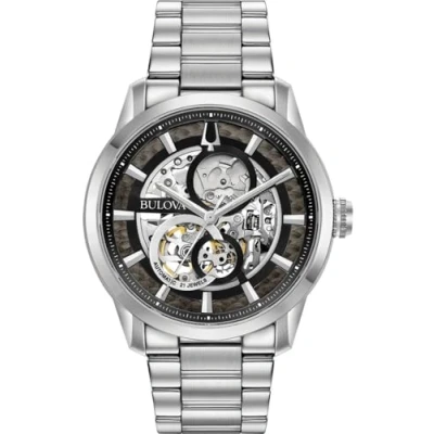 Image of Bulova Mens Analogue Classic Automatic Watch with Stainless Steel Strap 96A208