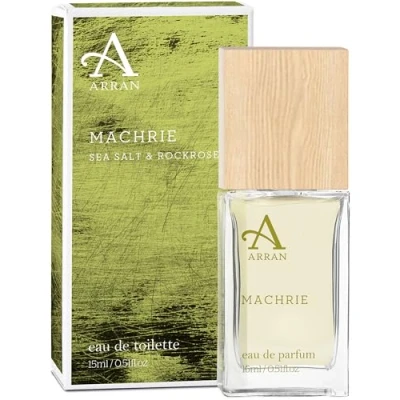 Image of Arran Sense of Scotland Machrie Men&#039;s Eau de Toilette 15ml Travel Size, Sea Salt &amp; Rockrose Refreshing Scent
