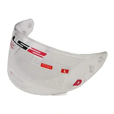 Image of LS2 FF352 FF351 FF384 Helmet Visor Full Face Motorcycle Replacement Lens (Clear)