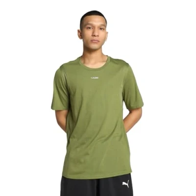 Image of PUMA FIT Triblend Ultrabreathe Tee Olive Green