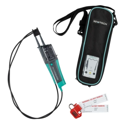 Image of Kewtech KEWIS02 Safe Isolation Kit, Green/Black, Set of 4 Piece