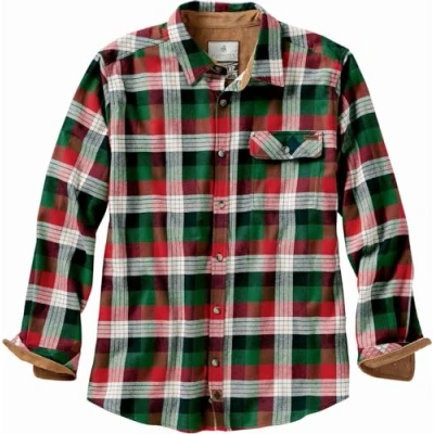 Image of Legendary Whitetails Men&#039;s Buck Camp Flannel Shirt Button, Alpine Mountain Plaid, XL