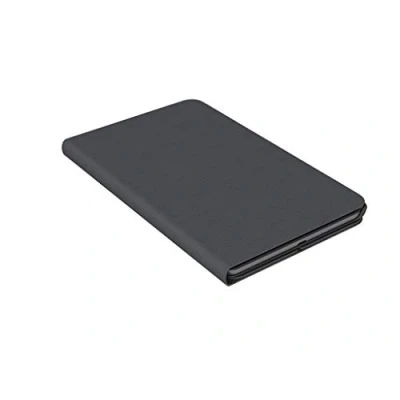 Image of Lenovo Tab M8 Folio Case, Polycarbonate and Microfiber Material, Polyurethane Protective Film, ZG38C02862, Black