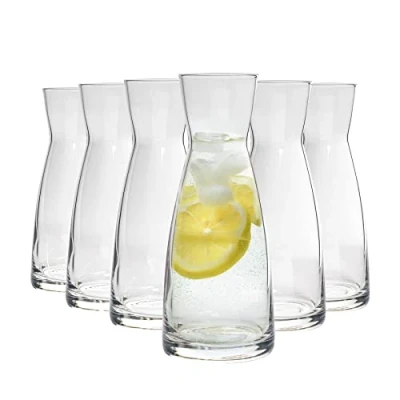 Image of Bormioli Rocco Ypsilon Water Jug Carafe Decanter 1080ml Pack of 6