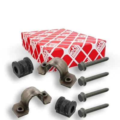 Image of 6Q0411314M, 6Q0411314MS2, 6Q0411314Q, 6Q0411314QS2 Bearing Set, stabiliser FEBI BILSTEIN 37660 AUDI: A1 Sportback, SEAT: Ibiza 4