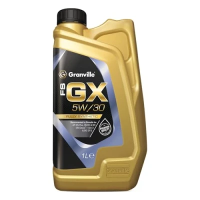 Image of Granville FS GX 5W/30 Fully Synthetic Engine Oil 1L Advanced LSPI Protection Lubricant for Turbo Charged Engines Fuel Efficient API &amp; ILSAC Certified
