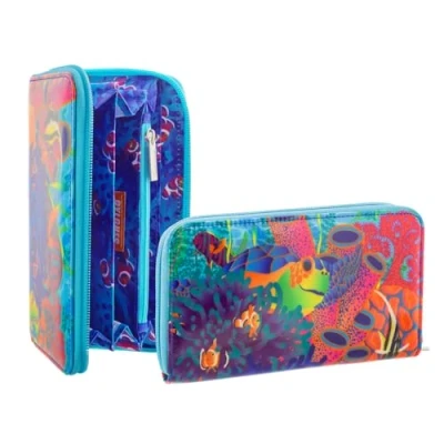 Image of Pylones, Fluocean Travel Wallet Coated Fabric 19 x 11 cm