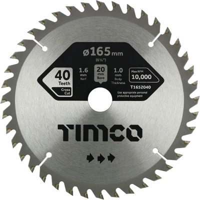 Image of 2x TIMCO Handheld Cordless Circular Saw Blade T1652040