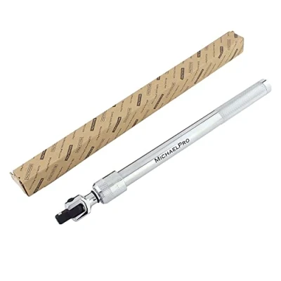 Image of MichaelPro MP007002 1/2&quot; Dr. Extendable Breaker Bar (15&quot; 24&quot; Length) / Flex Handle, Connect Your Ratchet with This Bar, Rotating Head Extendable)