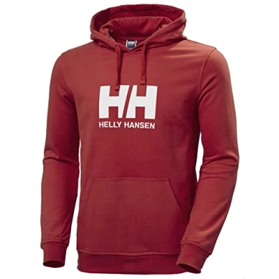 Image of Helly Hansen Mens HH Logo Hoodie, XL, Red