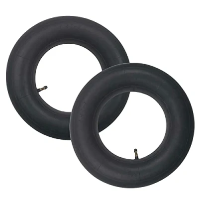 Image of 2 Pcs 3.50 8 Wheelbarrow Inner Tubes, Bent Valve for Barrow Sack Trolley, Cart