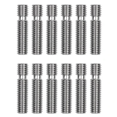 Image of DollaTek 10pcs Barrel Stainless Steel M6x26mm Nozzle Throat for MK8 Tube Makerbot 3D Printer 1.75mm Extruder Hot End