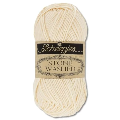 Image of Frida&#039;s Wollhaus Scheepjes 50 g Stone Washed Knitting Crochet Silky Soft Wool Yarn 36 Colours (821 Pink Quartzite)