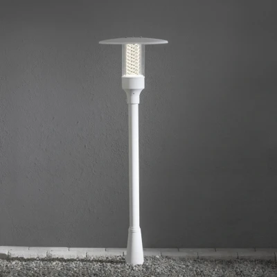Image of Nova Outdoor Classic Matt White Post Light, IP44