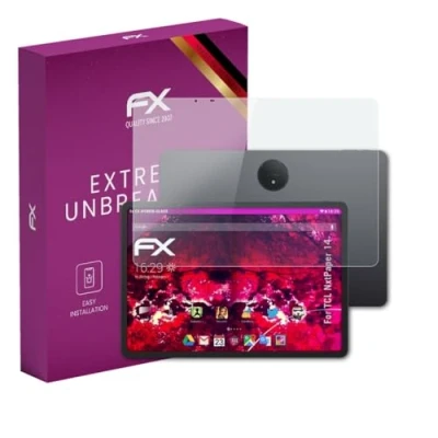 Image of atFoliX plastic Glass Protective Film compatible with TCL NxtPaper 14 Protector, 9H Hybrid FX Screen Protector of