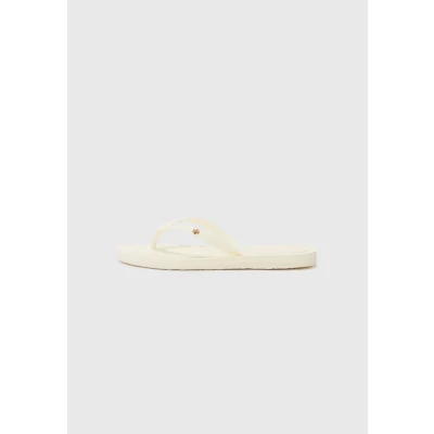 Image of Tory Burch KIRA Tbar sandals, Women&#039;s, Size: 7, Ivory/gold shoes