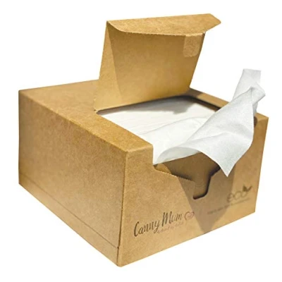 Image of CannyMum 200 Bamboo Dry Wipes, Face Towels, Sensitive Skin Baby Makeup Remover Cloths