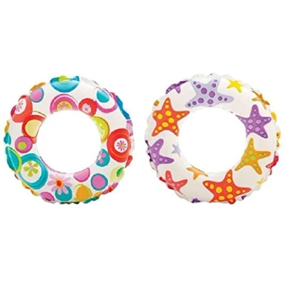 Image of Intex Recreation Lively Print Swim Ring, Summer Fun (Assorted) by