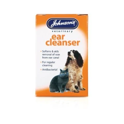 Image of Johnsons Ear Wax Antibacteria Cleanser Cats &amp; Dogs 18ml