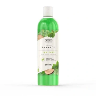 Image of Wahl Tea Tree Shampoo, Dog Shampoo For Pets, Natural Pet Friendly Formula, Thick and Sensitive Coats, Concentrate 11:1, Remove Dirt Odours
