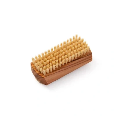 Image of Eco Bath London Natural Sisal Olive Wood Nail Brush Luxurious Double Sided Cleaning with Durable and Bristles