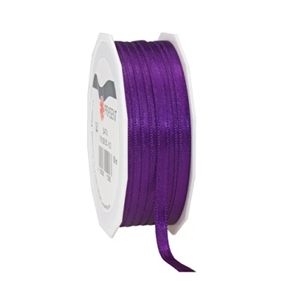 Image of C.E. Pattberg SATIN violet gift ribbon, 55 yards for Wrapping Gifts, 0.24 inches width, Ribbon Decorating &amp; Crafting, Decorative every occasion