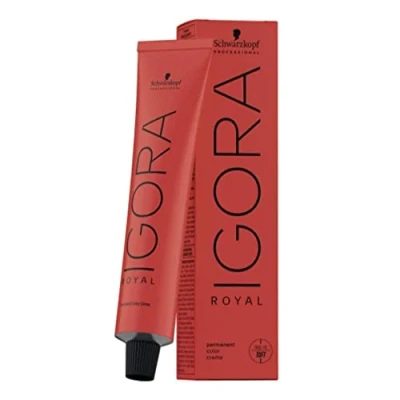 Image of Schwarzkopf Professional Igora Royaltakeover Permanent Hair Colour Cream, No. 7 764 Medium Blonde Copper Chocolate Beige, 60 ml, 4045787404944