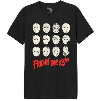 Image of FRIDAY THE 13TH Men&#039;s Mefridmts046 T Shirt, Black, XXL