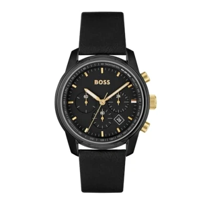 Image of BOSS Chronograph watch, Men&#039;s, Size: One Size, Schwarz