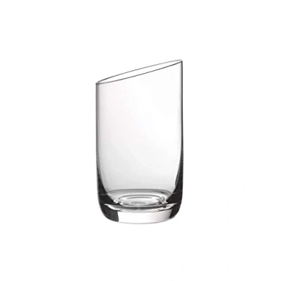 Image of Villeroy &amp; Boch NewMoon Tumbler, Elegant, Modern Sloping Glass for Day to use, Crystal Glass, Transparent, Dishwasher Safe