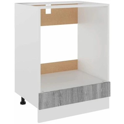 Image of vidaXL Oven Cabinet Lyon Grey Sonoma 60x46x81.5 cm Engineered Wood