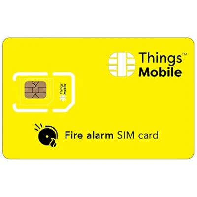 Image of Things Mobile SIM Card for FIRE ALARM Global Coverage, Multi Operator, Pay Per Use, 10 Credit Included