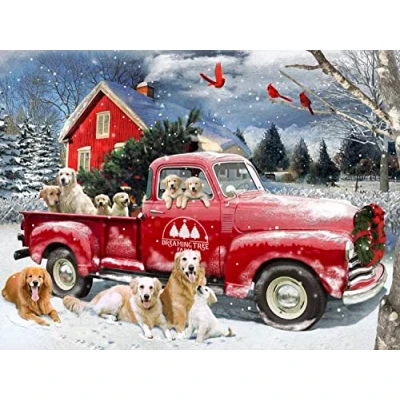 Image of Holiday Helpers Jigsaw Puzzle 550 Piece by Vermont Christmas Company