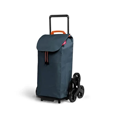 Image of Gimi Shopping Trolley, Fabric, plastic, Black, 52 L