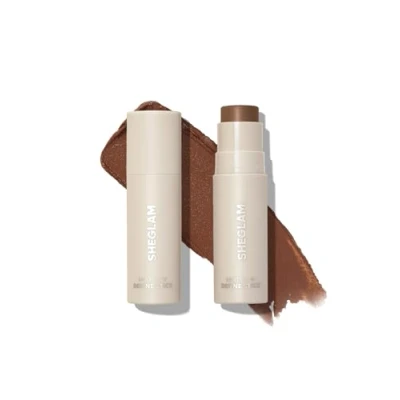 Image of SHEGLAM Snatch &#039;n&#039; Define Cream Contour Stick Long Lasting Highly Pigmented Sweat Proof Face Bronzer Makeup Camel Suede