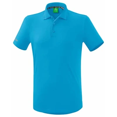 Image of Erima Men&#039;s functional Polo Shirt, curacao, XXL