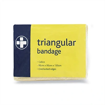 Image of Reliance Triangular Bandage, 95cm x 135cm, Calico, Hemmed (RL415) X1