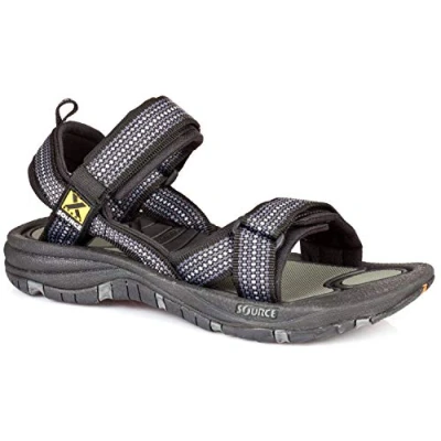 Image of Source Men&#039;s Gobi Sandal, Cheess Black, 41 (EU)