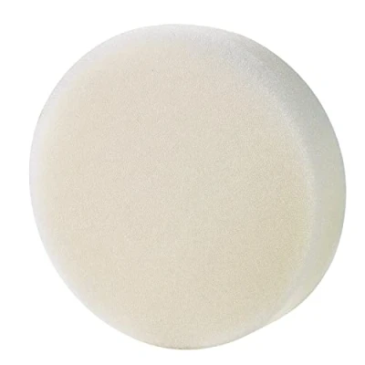 Image of Draper Medium Light Polishing Pad, 125mm, White