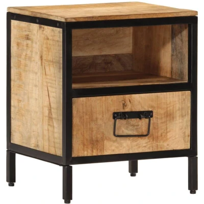 Image of vidaXL Bedside Cabinet 40x35x50 cm Solid Wood Mango
