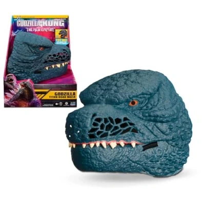 Image of Godzilla x Kong: The New Empire, Authentic Interactive Kong Mask, Realistic Representation of Iconic Movie Character, Includes Flexible Chin Strap to Mirror Your Movements