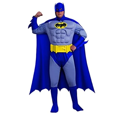 Image of Rubie&#039;s Batman Muscle Chest Adult Fancy Dress Costume
