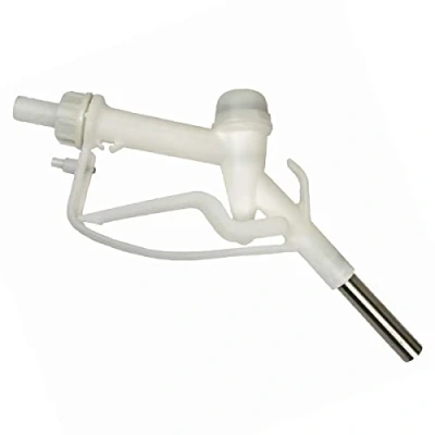 Image of Diesel Pump Nozzle, 3/4 Manual Fuel Hose 304 Stainless Steel Trigger Nozzle Fit Transfer Oil Dispensing Chemical Liquid IBC Water Tank (3/4)