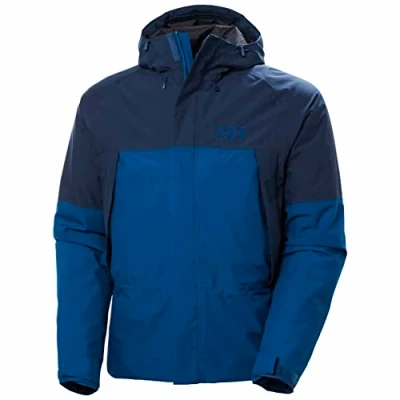 Image of Helly Hansen Men&#039;s Banff Insulated Ins Jacket, DEEP FJORD, XXL UK
